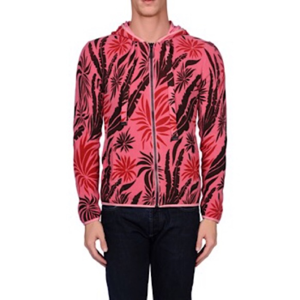 Mens’ BARK Jacket Made in Italy Coral NWT